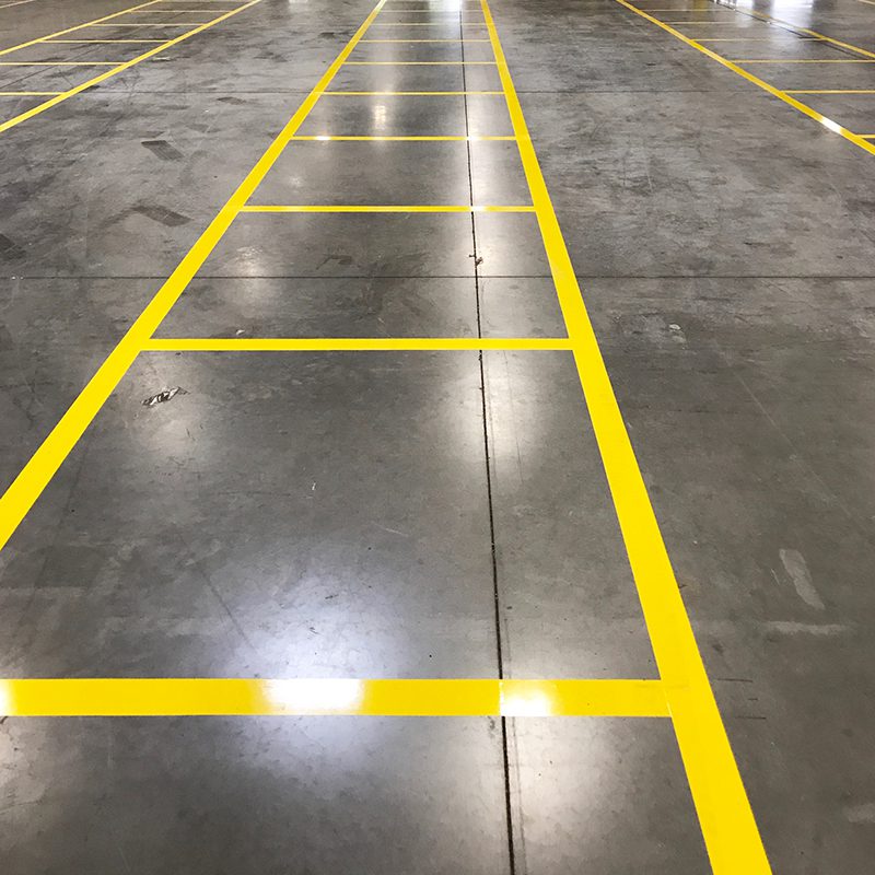 Warehouse Floor Tape, Striping Tape and OSHA Floor Marking