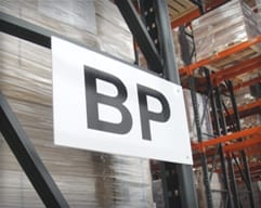 Warehouse Aisle Signs for Pallet Rack Aisle Numbering