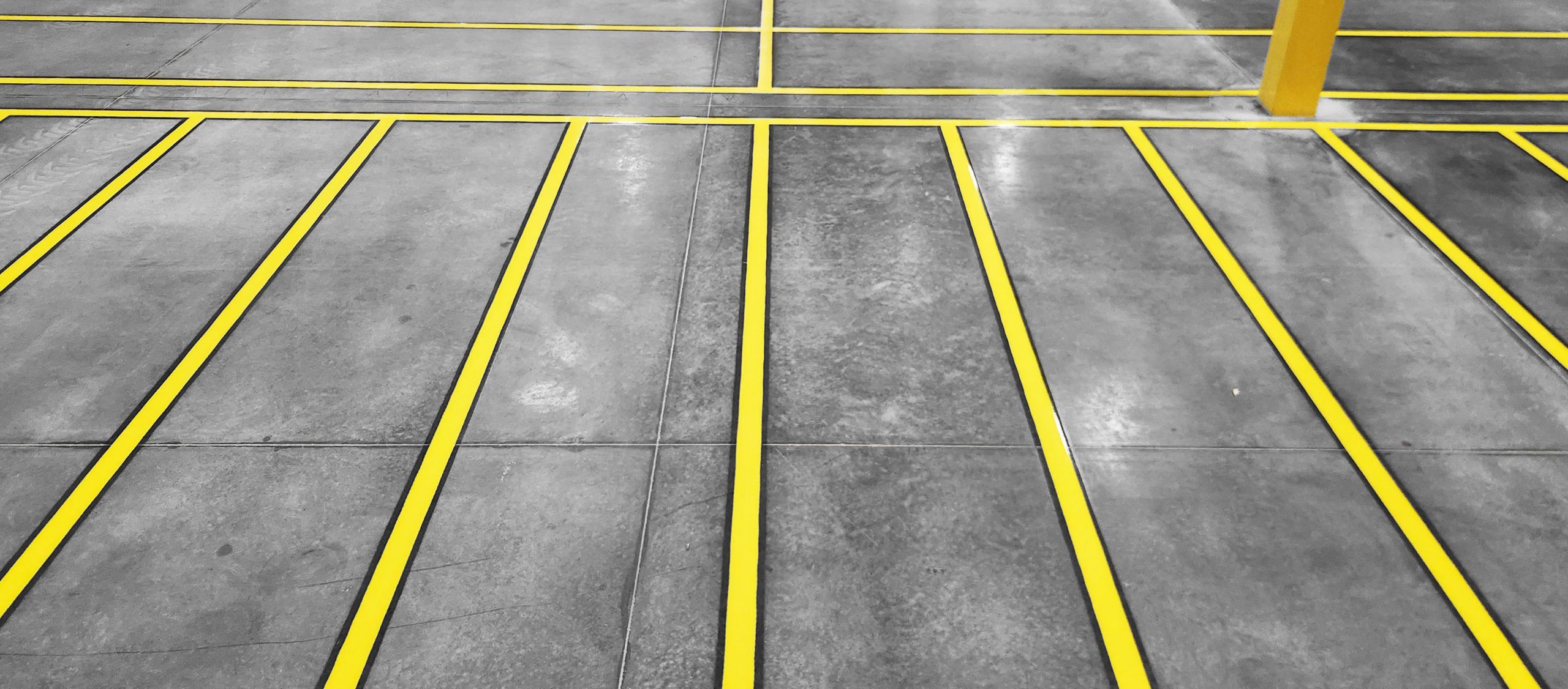 Dual System Floor Striping